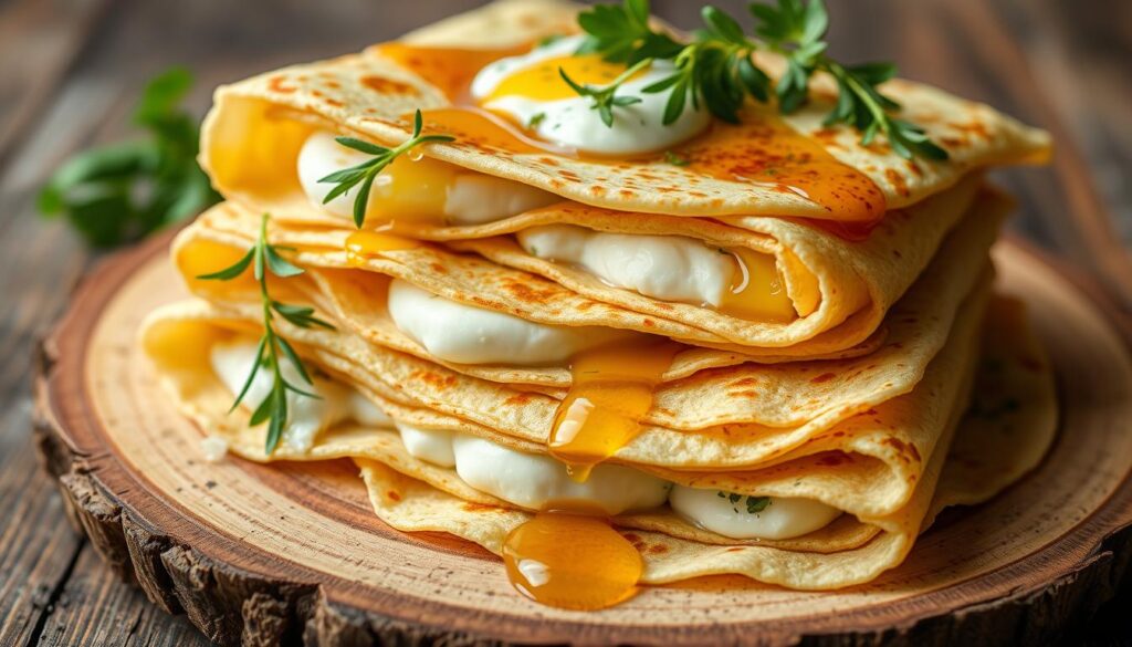 Crêpes au Fromage Blanc sans Farine en 3 Minutes