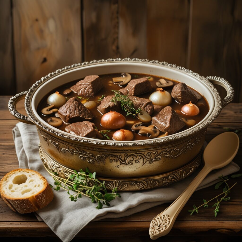 boeuf bourguignon recette de grand-mère sans marinade