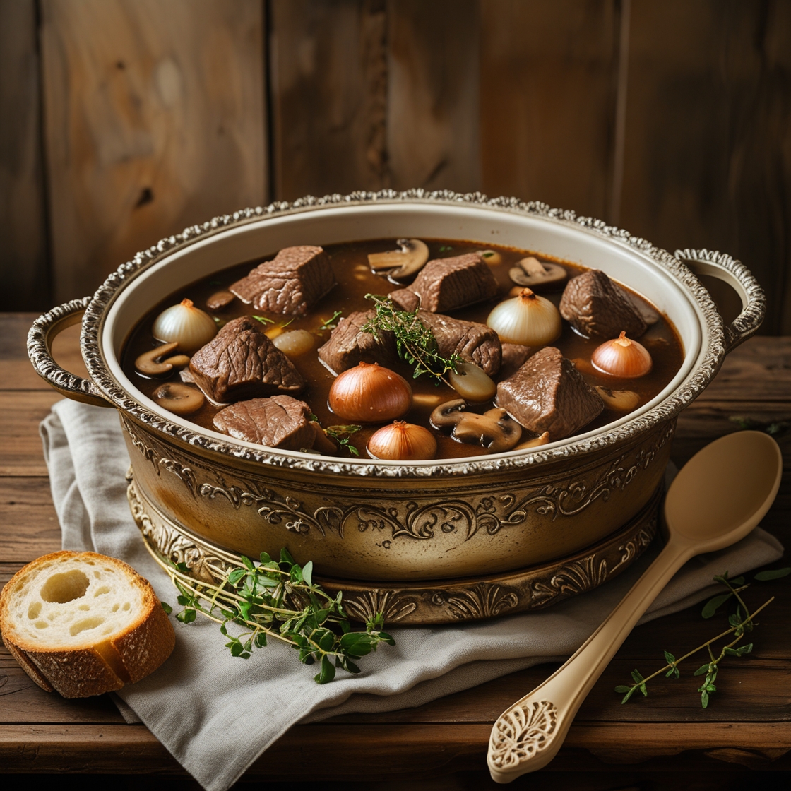 boeuf bourguignon recette de grand-mère sans marinade