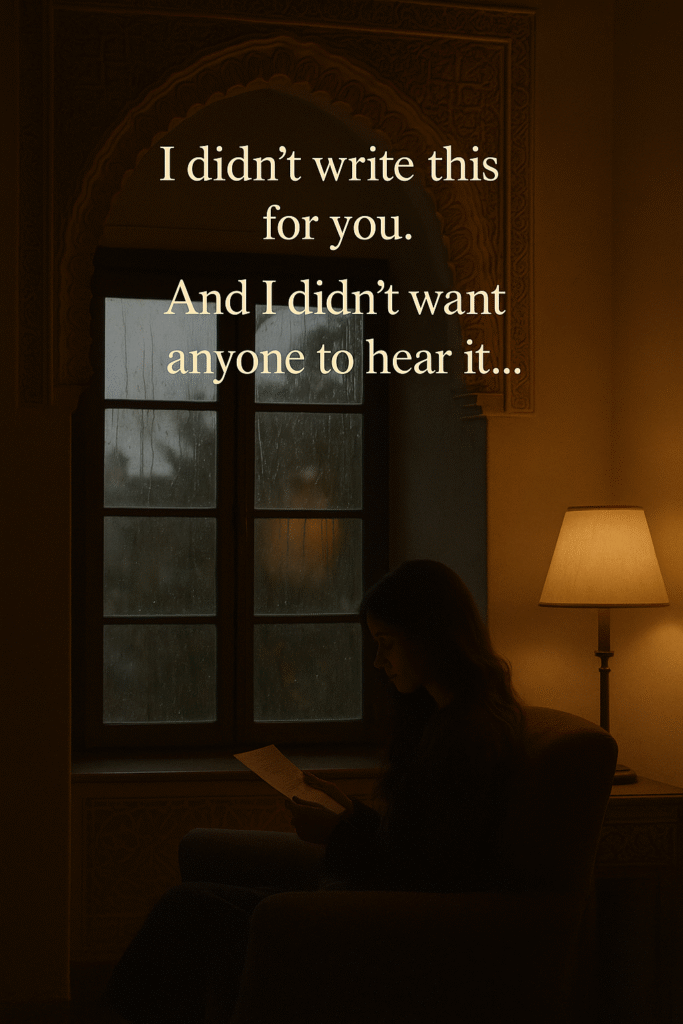Memo01 – The night I erased myself